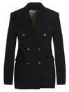 Golden Goose Women Double Breast Blazer Jacket In Black