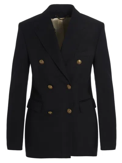 Golden Goose Double Breast Blazer Jacket In Black