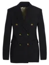 Golden Goose Women Double Breast Blazer Jacket In Blue