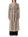 Golden Goose Double Breast Coat In Neutral