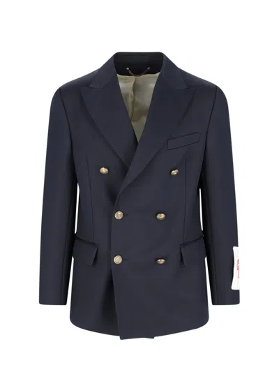 Golden Goose Double-breasted Blazer - Blue