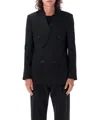 Golden Goose Double Breasted Blazer Wool Gabardine