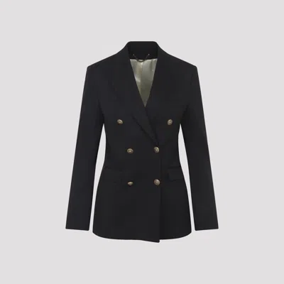 Golden Goose Double Breasted Blazer In Black