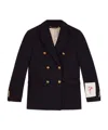 Golden Goose Diva Double-breasted Jacket In Black