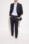 Golden Goose Double-breasted Blazer In Navy Blue