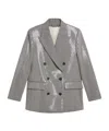 Golden Goose Double-breasted Casual Jacket In Gray