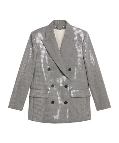 Golden Goose Double-breasted Casual Jacket In Gray