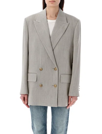 GOLDEN GOOSE GOLDEN GOOSE DOUBLE BREASTED HERRINGBONE BLAZER