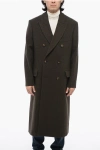 GOLDEN GOOSE DOUBLE-BREASTED HERRINGBONE VIRGIN WOOL COAT