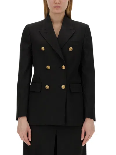 Golden Goose Diva Double-breasted Wool Jacket For Women In Black