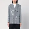 Golden Goose Double-breasted Jacket In Pied De Poule With Sequins
