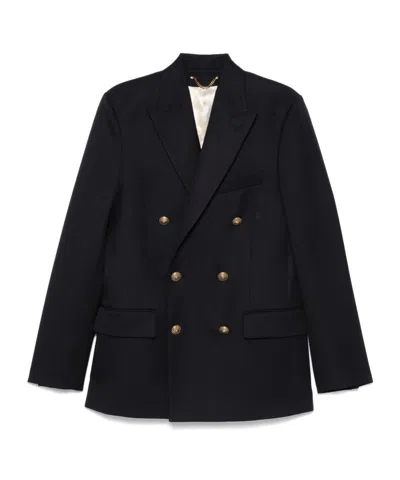 GOLDEN GOOSE GOLDEN GOOSE DELUXE BRAND DOUBLE BREASTED STRIPED BLAZER