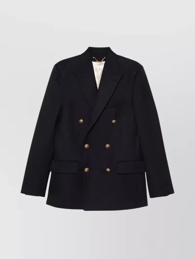 GOLDEN GOOSE DOUBLE-BREASTED WOOL BLAZER JACKET