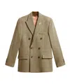 Golden Goose Double-breasted Wool Suit In Brown
