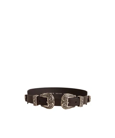 GOLDEN GOOSE GOLDEN GOOSE DELUXE BRAND DOUBLE BUCKLED BELT
