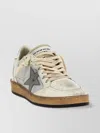 Golden Goose Silver Lace Up Sneakers