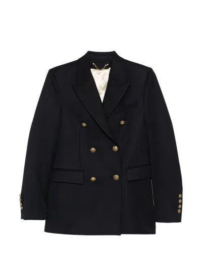 Golden Goose Double-breasted Dark Blue Blazer