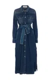 Golden Goose Women Belted Chemise Denim Dress