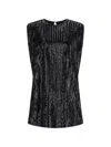 Golden Goose Sequin Mini Dress. In Black