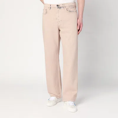 GOLDEN GOOSE GOLDEN GOOSE DYED-EFFECT PINK DENIM JEANS