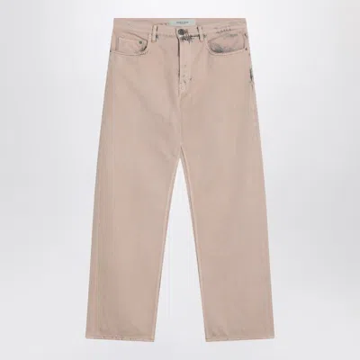 GOLDEN GOOSE DYED-EFFECT PINK DENIM JEANS