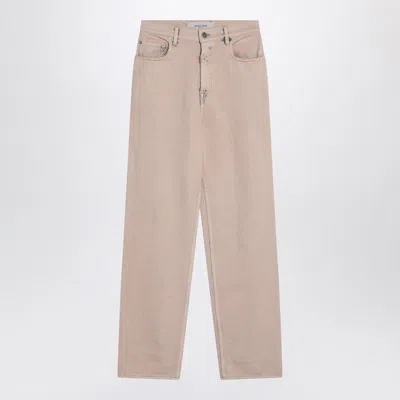Golden Goose Dyed-effect Pink Denim Jeans In Neutral