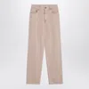Golden Goose Dyed-effect Pink Denim Jeans In Pink