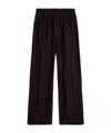 Golden Goose Elastic Waist Casual Pants In Black