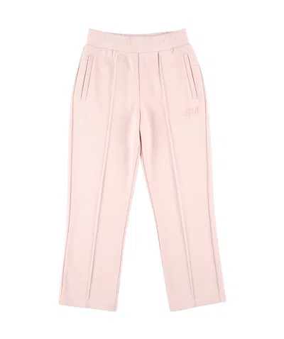 Golden Goose Elastic Waist Casual Pants In Pink