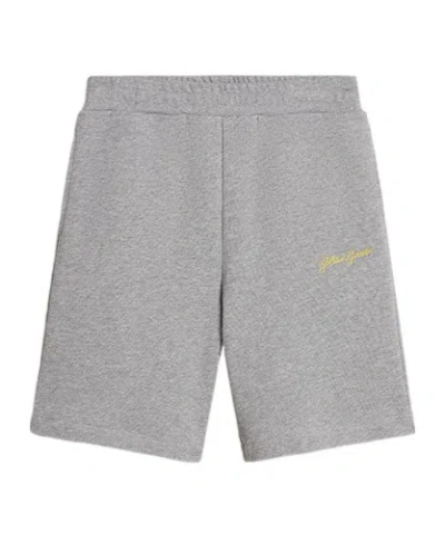Golden Goose Elastic Waist Shorts In Gray