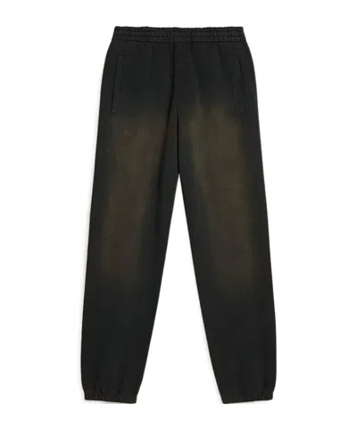 Golden Goose Elastic Waist Track Pants In Black