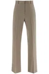 Golden Goose Lightweight Tailored Wool Trousers In Neutral