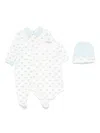 Golden Goose Elephant-print Babygrow Set In White