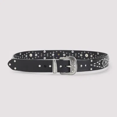 Golden Goose Embellished Buckle Belt In Pattern