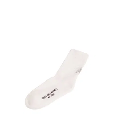 Golden Goose Embellished-star Socks In White