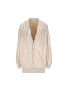 GOLDEN GOOSE EMBELLISHED V-NECK JACKET