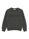 Golden Goose Embossed-logo Sweatshirt In Gray