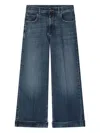 Golden Goose Dark Blue Washed-out Jeans In Blue