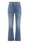 Golden Goose Women's Embroidered Patch Cropped Jeans