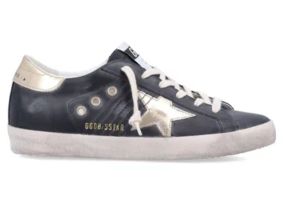 Pre-owned Golden Goose En Goose En Goose Superstar (women's) Sneakers In Black/gold