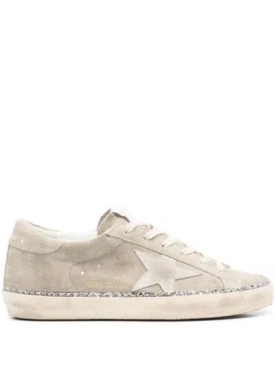 Golden Goose Pure Star Suede Sneaker In Grey