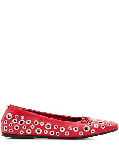 GOLDEN GOOSE EYELET-VENTS BALLET FLATS