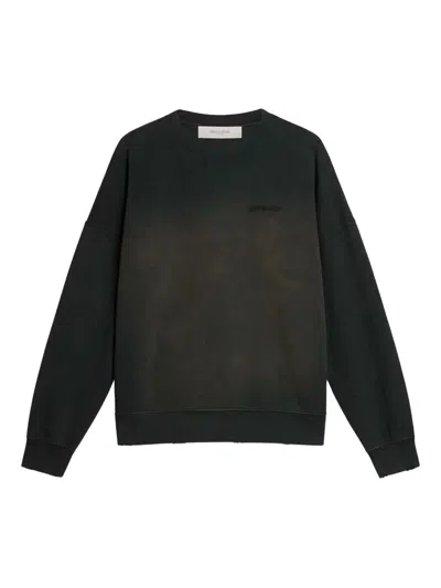 Golden Goose Faded-effect Sweatshirt In Black
