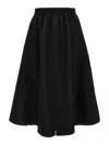 Golden Goose Circle Skirt In Nylon In Black