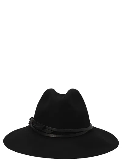 Golden Goose Fedora Hat In Black