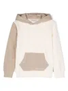 Golden Goose Jersey Hoodie In Cream