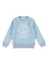 Golden Goose Logo-print Sweatshirt In Azzurra