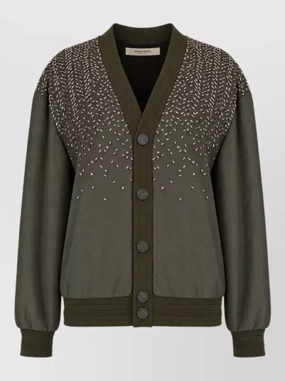 Golden Goose Fitted Jacket In Green