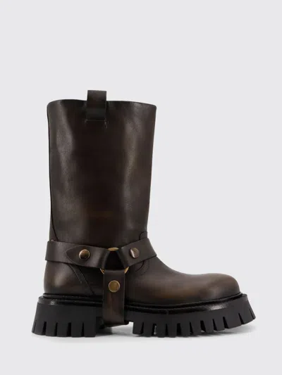 GOLDEN GOOSE FLAT ANKLE BOOT GOLDEN GOOSE WOMAN COLOR BROWN,H53563032