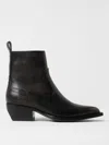 Golden Goose Leather Boots In Black